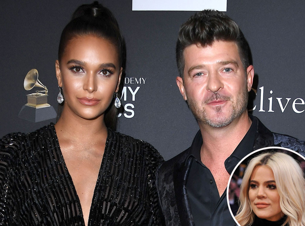 April Love Geary, Robin Thicke, Khloe Kardashian